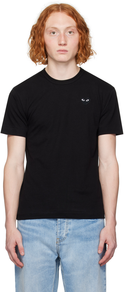 Comme Des Garçons Play Black Heart Patch T-shirt In 1 Black