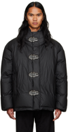 Craig Green Latch-fastening Hooded Puffer Jacket In Black