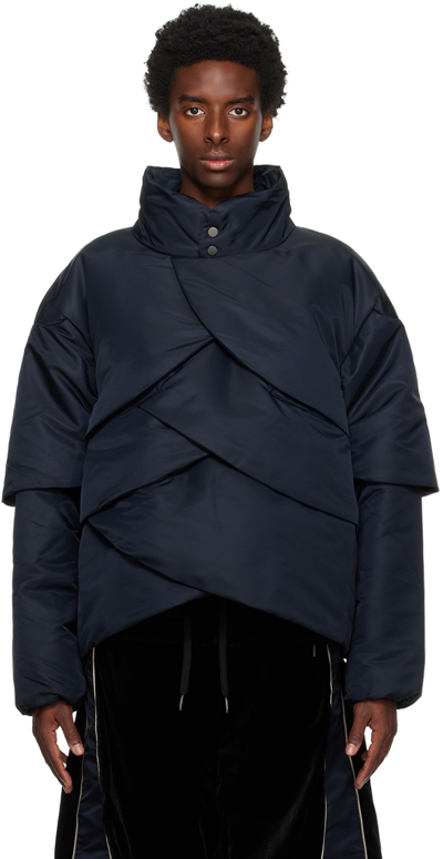 Namesake Black Lazio Down Jacket In Euphoric Black