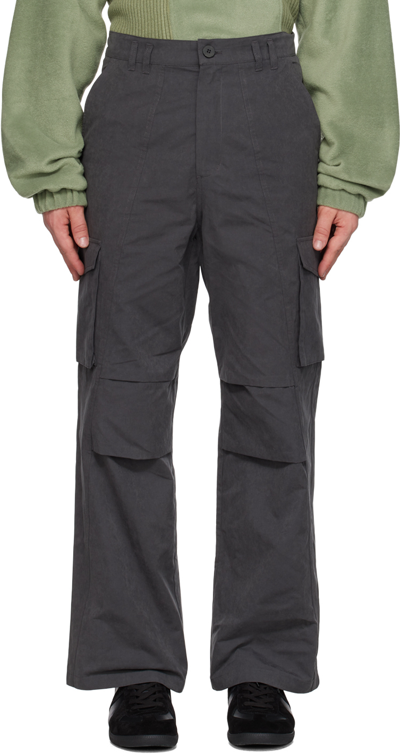 Hgbb Studio Gray Elk Cargo Pants In Asphalt