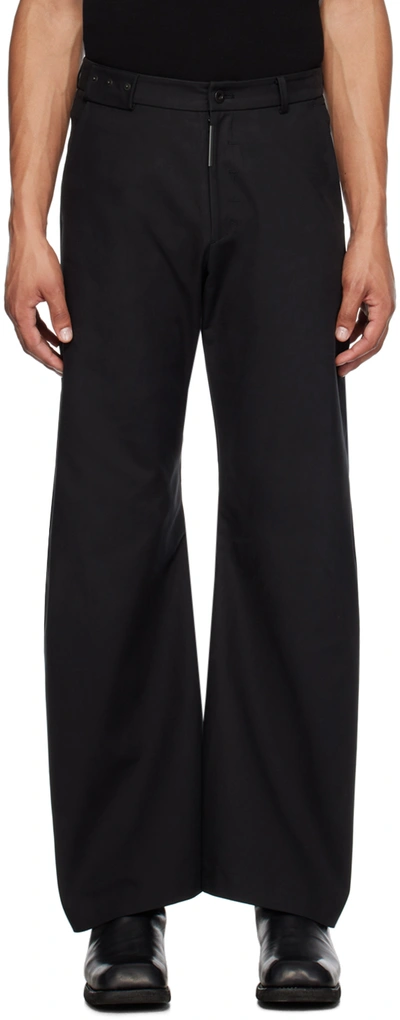 Carnet-archive Black Architectural Trousers