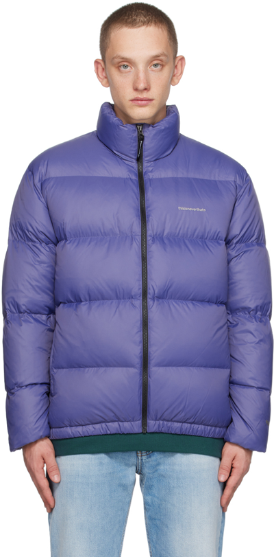 Thisisneverthat Purple Lightweight Down Jacket In Violet