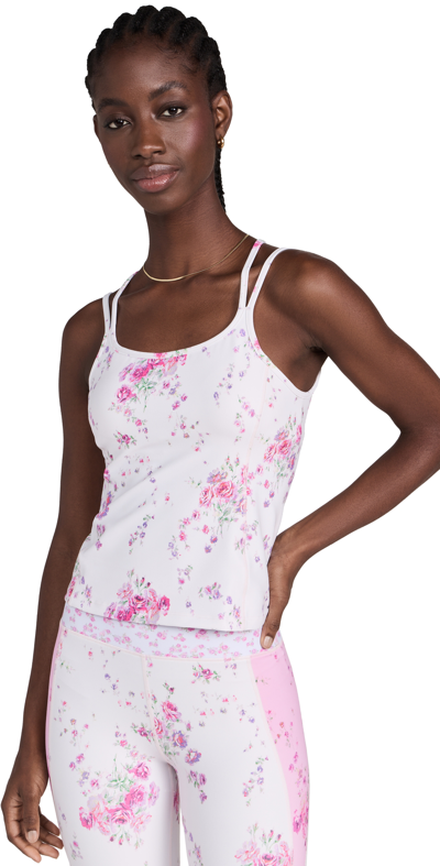 Loveshackfancy Munro Tank In Magenta Glow