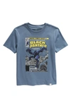 Treasure & Bond Kids' Graphic T-shirt In Blue Mirage Black Panther