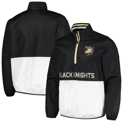 G-iii Sports By Carl Banks Black Army Black Knights Cornerman Half-zip Top