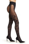 OROBLU SHOCK UP SHEER LACE TIGHTS