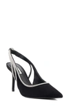 Dune London Cinematic Pointed Toe Slingback Pump In Black