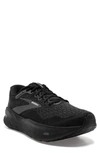 Brooks Ghost Max Running Shoe In Black/ Black/ Ebony