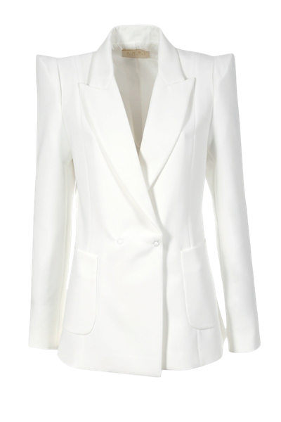 Aggi Blazer Samantha Cloud Dancer In White