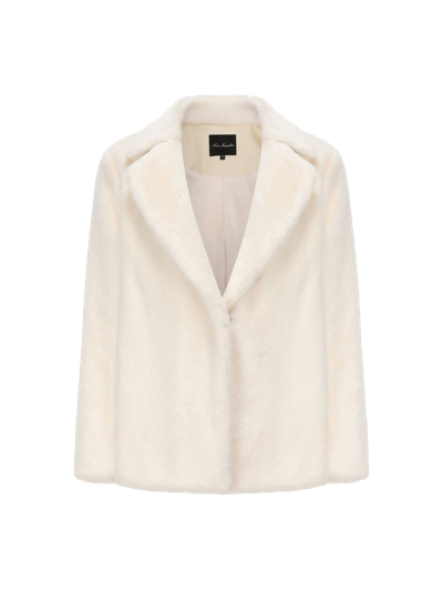 Nana Jacqueline Phoebe Fur Jacket (white)