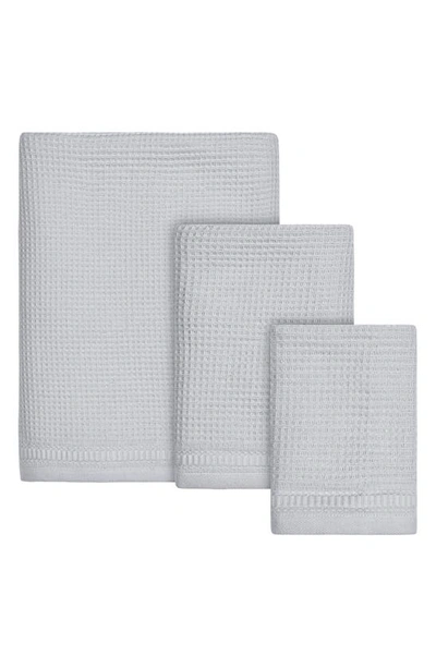 Caro Home Waffle Assorted 8-pack Cotton Towels In Gray