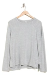 Forgotten Grace Long Sleeve Tunic In Grey