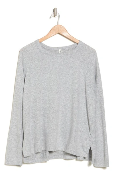 Forgotten Grace Long Sleeve Tunic In Grey