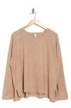 Forgotten Grace Long Sleeve Tunic In Taupe