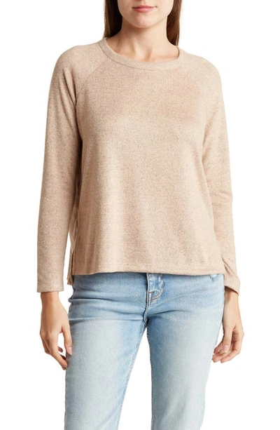 Forgotten Grace Long Sleeve Tunic In Taupe