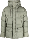 TEN C greyS PEAK DOWN JACKET