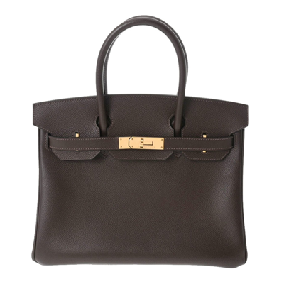 Hermes Hermès Birkin 30 Brown Leather Handbag ()