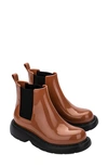 Melissa Step Chelsea Boot In Black/ Brown