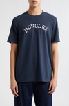 MONCLER EMBROIDERED LOGO T-SHIRT