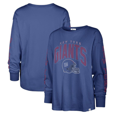 47 ' Royal New York Giants Tom Cat Lightweight Long Sleeve T-shirt