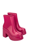 Melissa Nubia Ii Platform Bootie In Pink