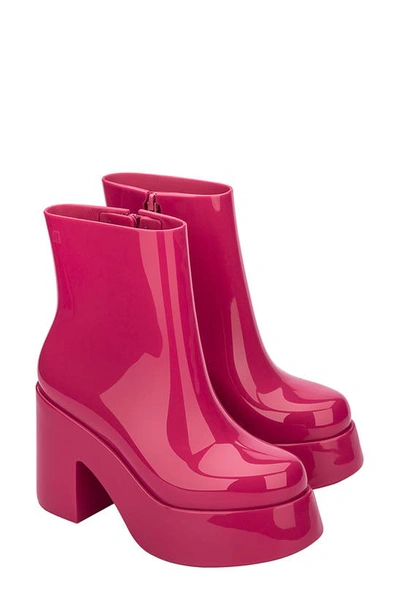 Melissa Nubia Ii Platform Bootie In Pink