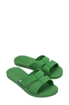 Melissa Sun Oasis Slide Sandal In Green