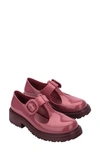 Melissa Jackie Platform Mary Jane In Burgundy