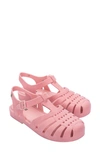 Melissa Possession Velvet Fisherman Sandal In Pink Flocked, Women's At Urban Outfitters