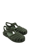 Melissa Possession Fisherman Sandal In Green Flocked