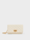 CHARLES & KEITH CRESSIDA QUILTED PUSH-LOCK CLUTCH