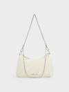 CHARLES & KEITH PHILOMENA PUFFY CHAIN-STRAP CROSSBODY BAG