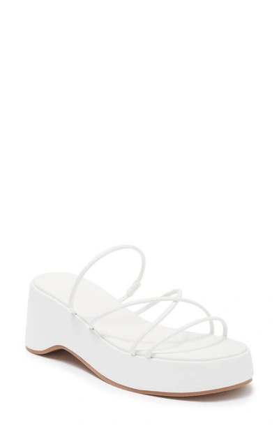 Billini Harris Platform Sandal In White
