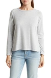 Forgotten Grace Long Sleeve Tunic In Grey