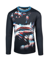 Andersson Bell Navy Linycius Long Sleeve T-shirt In Blues And Greens