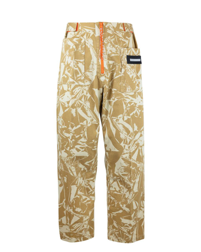 Aries Camouflage Printed Cargo Trousers In Bright