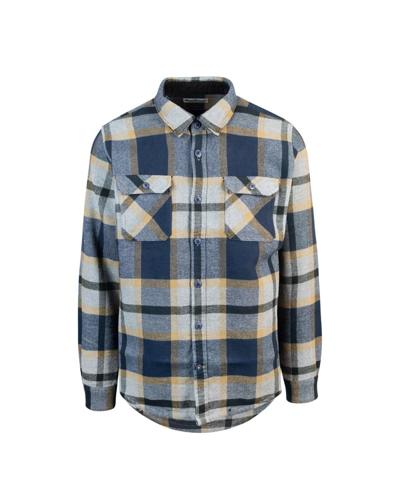 Barbour Shirt In Metallic And Gray
