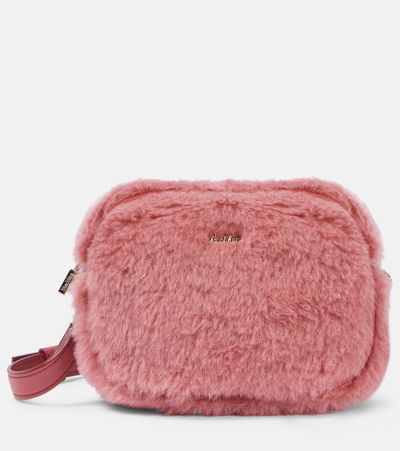 Max Mara Small Teddy Camera Bag In Pink