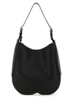 Burberry Women Black Leather Medium Chess Shoulder Bag In Black