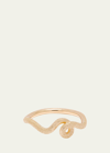 BEA BONGIASCA 9K TOUCH OF GOLD WAVE RING