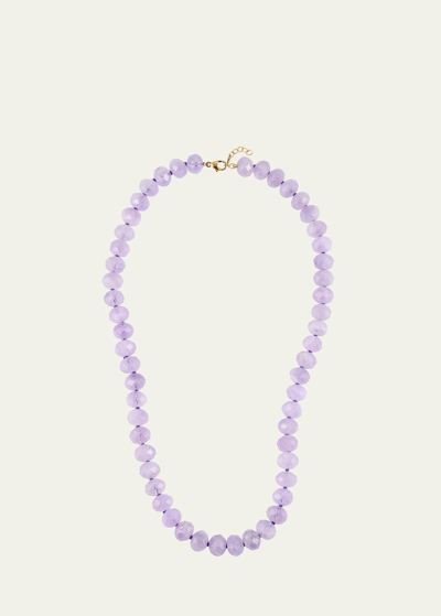Jia Jia Oracle Lavender Amethyst Crystal Necklace