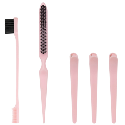 Brushworks Slick And Style Hair Set In White