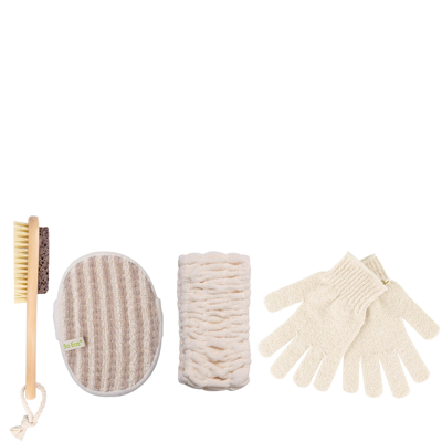 So Eco Exfoliating Bath Set In White