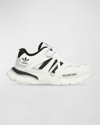 Balenciaga X Adidas Men's Track Forum Low Top Sneakers In 9010 White/black
