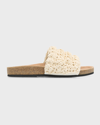 JW ANDERSON CROCHET COMFORT EASY SLIDE SANDALS