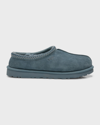 UGG MEN'S TASMAN SHEARLING SUEDE MULE SLIPPER