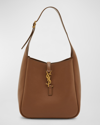 Saint Laurent Le 5 A 7 Ysl Small Hobo In Smooth Supple Leather In Fox