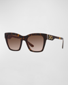 DOLCE & GABBANA GRADIENT SQUARE ACETATE SUNGLASSES