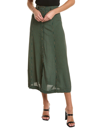 Ganni Skirt In Green