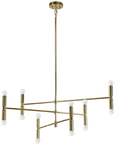 Renwil Axis Ceiling Lighting Fixture In Gold
